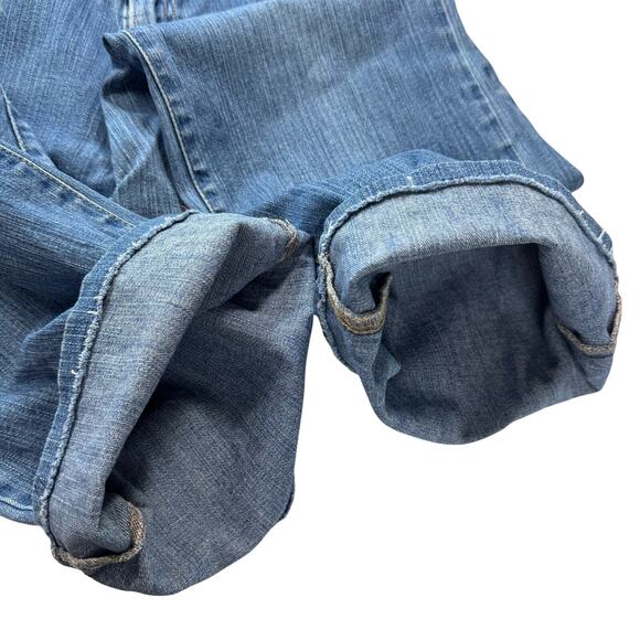 VTG Y2K Levis 550 Jeans Relaxed Ankle Boot High Waist Women 14 M (34X28) Stretch - Picture 5 of 16